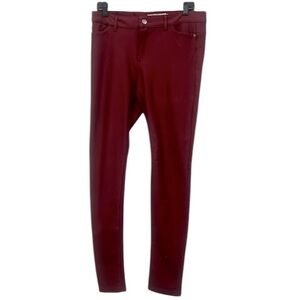One 8 women's burgundy stretch super skinny pants size 13